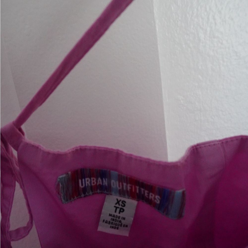 Urban Outfitters Pink Tie Back Mini Dress - Picture 2 of 3